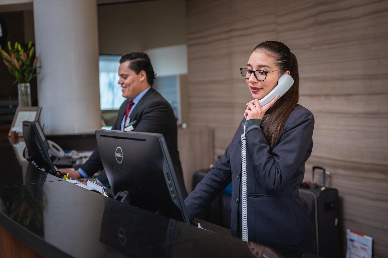 our-stories receptionists, phone call, hotel, reception, woman, man, work, attention, lobby, employees, professional, company, assistance, hotel, hotel, hotel, hotel, hotel, reception